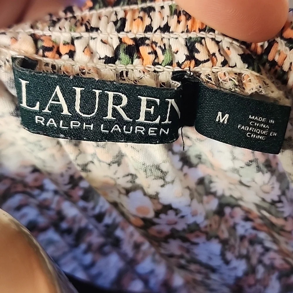 Ralph Lauren women's medium floral blouse - Picture 6 of 6